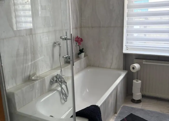 公寓 Melanie 300 Meter Zur Therme 巴特埃姆斯